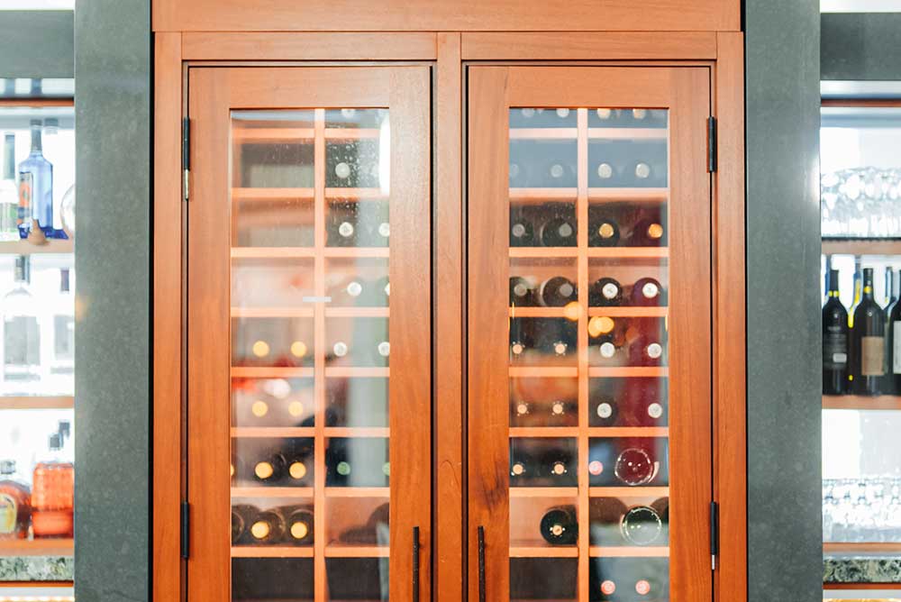 pantry with wine